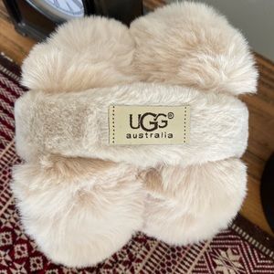 Warm and Fuzzy UGG Cream Faux Fur Earmuffs